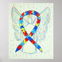Rätsel-Aufklärung Angel Poster Printwerbung