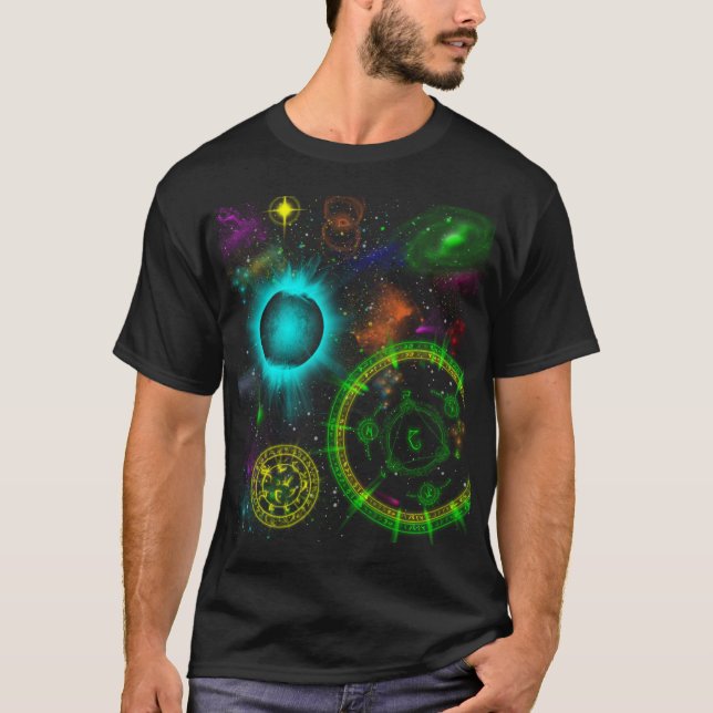 Rätsel des Kosmos T-Shirt (Vorderseite)