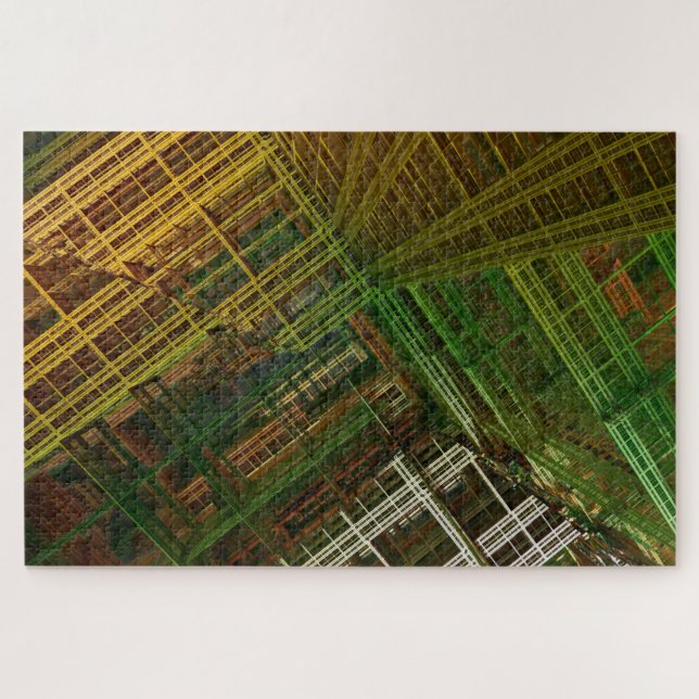 Rätsel des städtischen Fraktals (Horizontal)