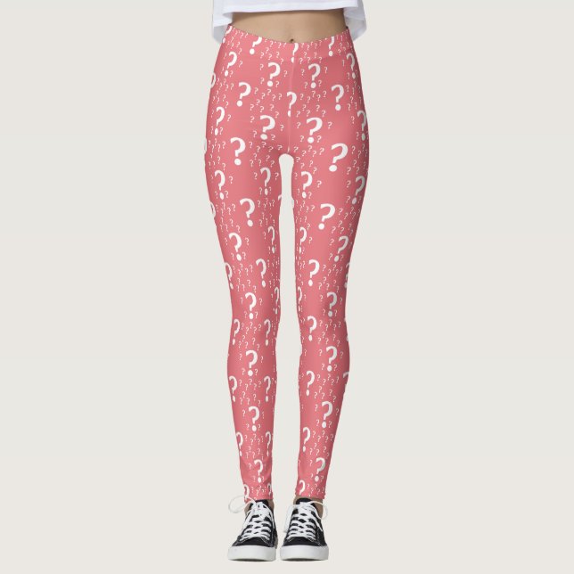 Rätsel-Fragezeichen Leggings (Vorderseite)