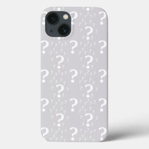 Rätsel-Fragezeichen Rätsel hellgraue Cas Case-Mate iPhone Hülle