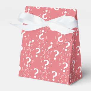 Rätsel Fragezeichen Rätsel-Puzzle Koralle Geschenkschachtel