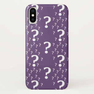 Rätsel Fragezeichen Rätsel-Puzzle lila Case-Mate iPhone Hülle