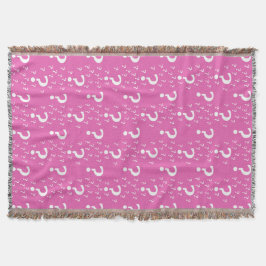 Rätsel-Fragezeichen rätseln pink Decke