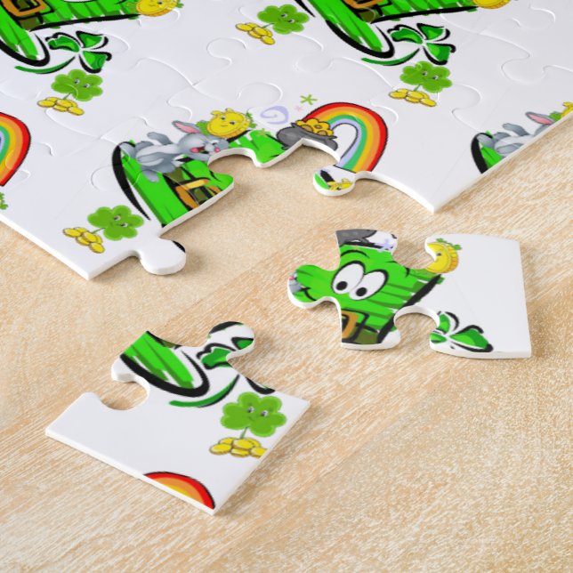 Rätsel Frohen St. Patrick's Day Hase (Seite)