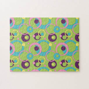 Rätsel Funky Green Circles