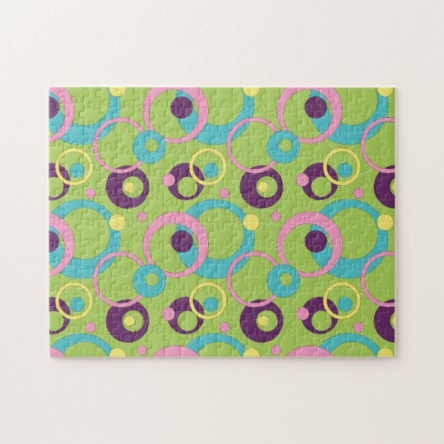 Rätsel Funky Green Circles (Horizontal)