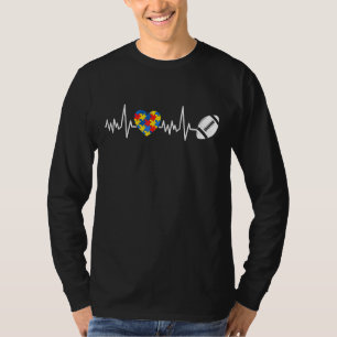 Rätsel Fußball Unterstützung Autismus Bewusstsein T-Shirt