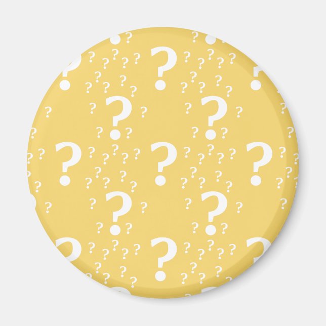 Rätsel gelb magnet (Vorne)