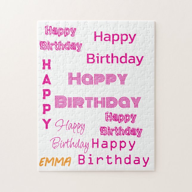 Rätsel, glücklich zum Geburtstag (Vertikal)