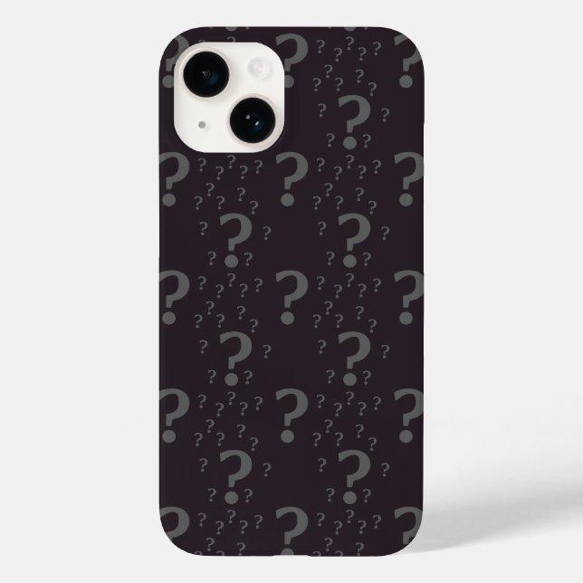 Rätsel grau Case-Mate iPhone 14 hülle (Rückseite)