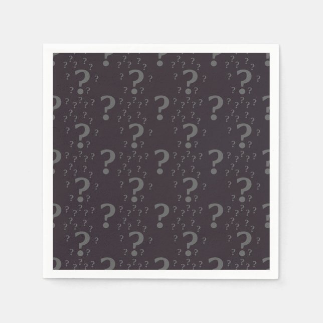 Rätsel grau serviette (Vorderseite)