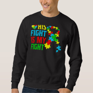 Rätsel Herz Rätsel Sein Kampf ist mein Kampf Autis Sweatshirt