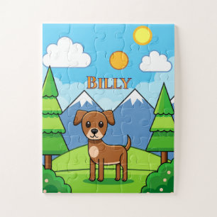 RÄTSEL: KINDER Cute Hund & Berge Kinder