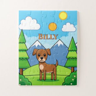 RÄTSEL: KINDER Cute Hund & Berge Kinder