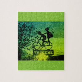 Rätsel mit Geschenkboxen für Fotos