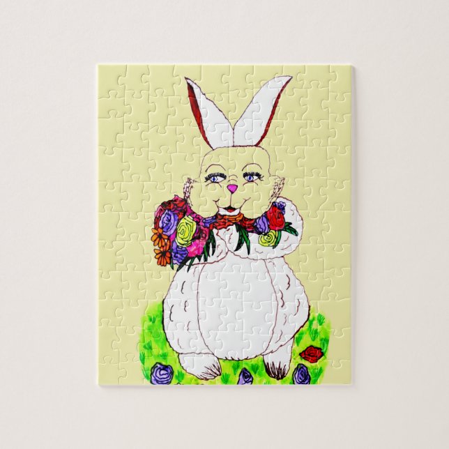 Rätsel OSTBUNNY UND BLUME (Vertikal)