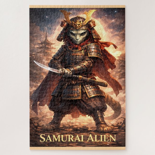 RÄTSEL: Samurai-Alien-Fantasy-Kinder (Vertikal)