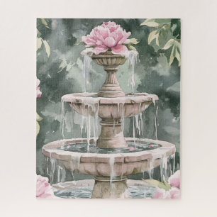 RÄTSEL: Wasserfarben-Gartenbrunnen für Frauen