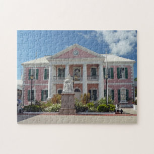 Rätsel zum Gebäude des Bahamas-Parlaments