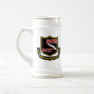 RATTE A-10 Bier Stein - (helle Farbe) Bierglas
