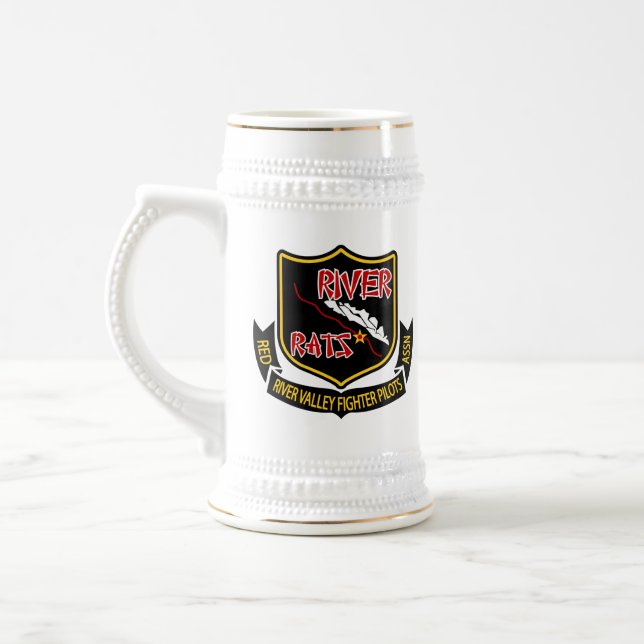 RATTE A-10 Bier Stein - (helle Farbe) Bierglas (Links)