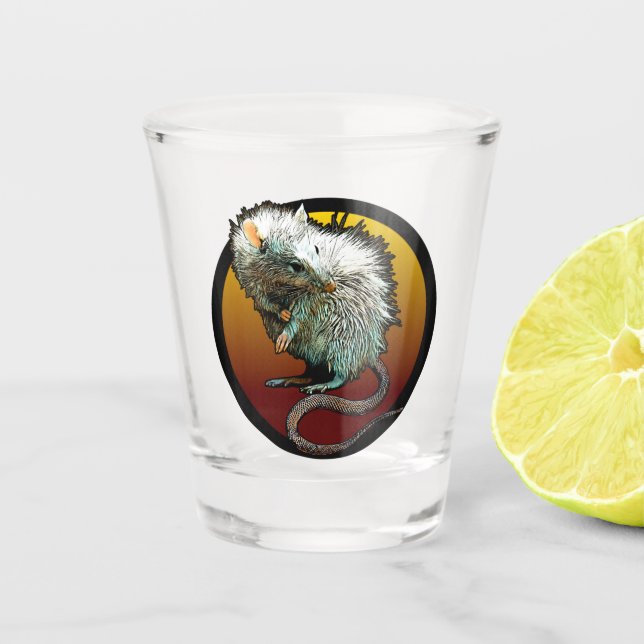Ratte Boi Schnapsglas (Vorderseite)