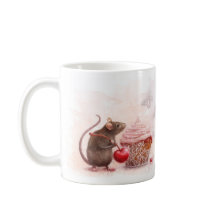 Ratte mit kleinem Kuchen