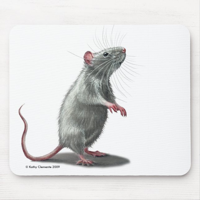 Ratte Mousepad (Vorne)
