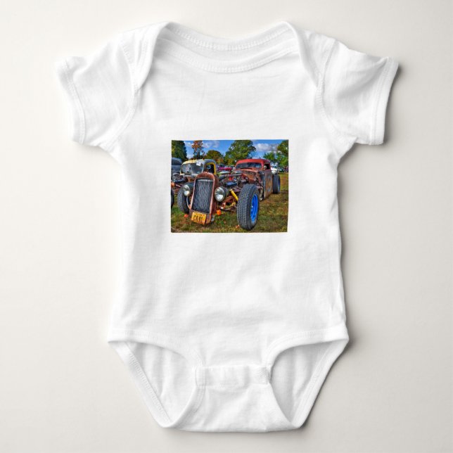 Ratte Rod Baby Strampler (Vorderseite)
