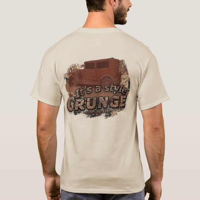 Ratte Rod "es ist ein Art SCHMUTZ" Typografie T-Shirt (Rückseite)
