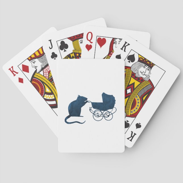 Ratte Spielkarten (Rückseite)