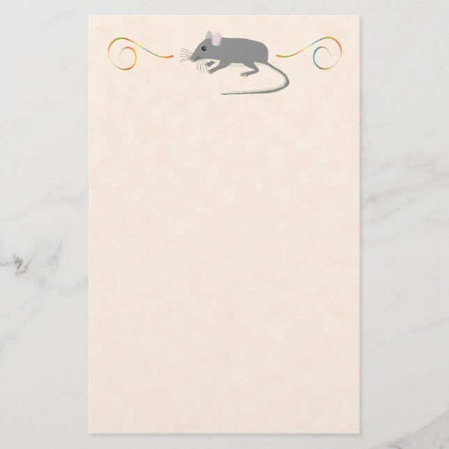 Ratten Briefpapier (Vorderseite)