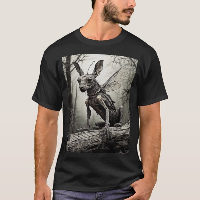 Ratten-Cricket-Mythische Kreatur T-Shirt (Vorderseite)