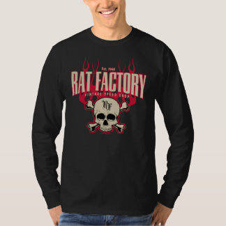 Ratten-Fabrik "Geist flammt" LS-T-Shirt T-Shirt
