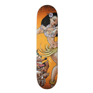 Ratten-Fink-Spiele für Hula Mädchen Skateboard