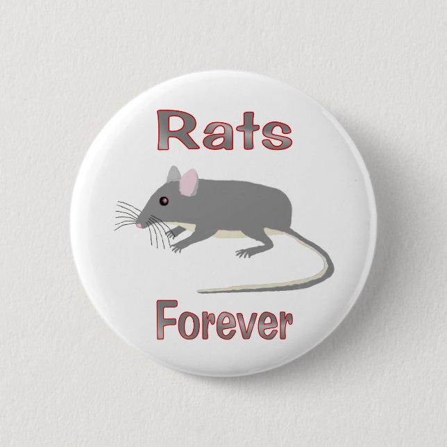 Ratten für immer button (Vorderseite)