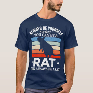 Ratten Humor Retro Tier Ratte Junge T-Shirt