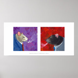Ratten in den Geschäfts-Anzügen, die Poster