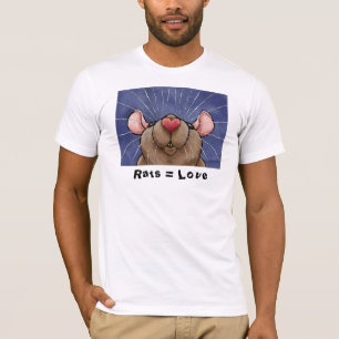 Ratten = Liebe-Ratten-T - Shirt