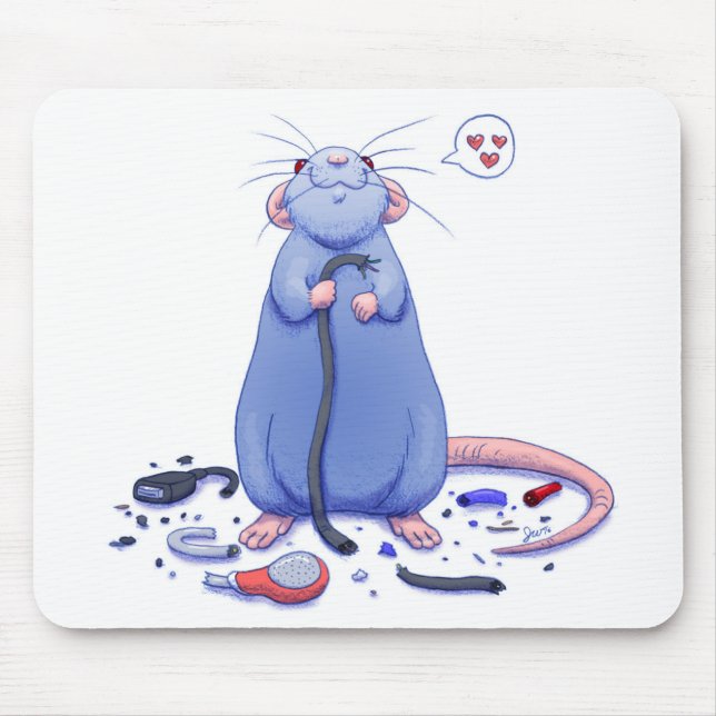 Ratten 'n verdrahtet Mousepad (Vorne)