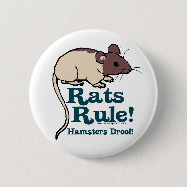Ratten-Regel! Button (Vorderseite)