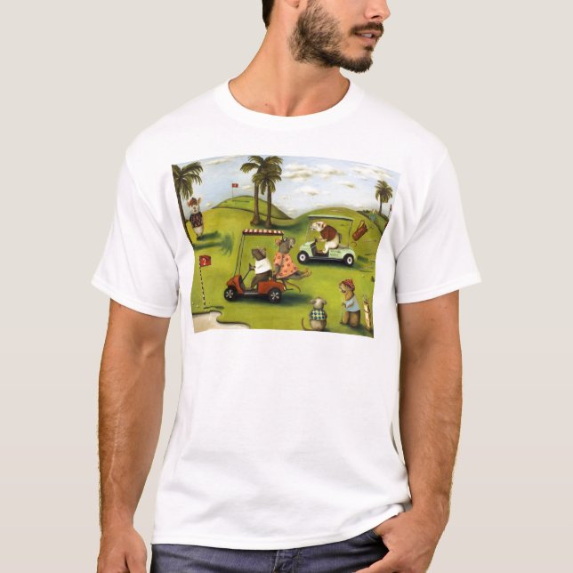 Ratten-Rennen 2 am Golfplatz T-Shirt (Vorderseite)