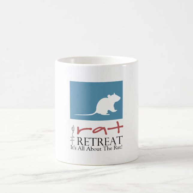 Ratten-Rückzug-Tasse Kaffeetasse (Mittel)