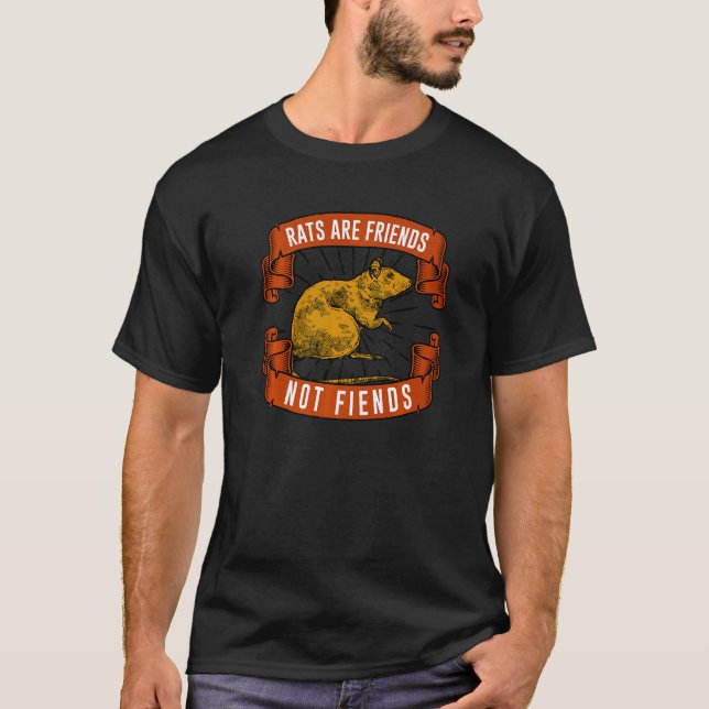 Ratten sind Freunde, die keine Freunde des Rattenr T-Shirt (Vorderseite)
