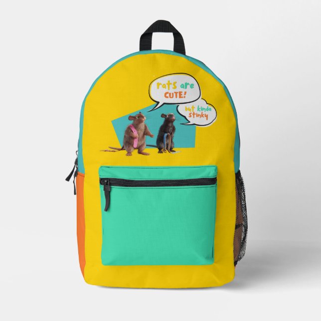 Ratten sind Niedlich, aber Kinda Stinky Bedruckter Rucksack (Vorderseite)