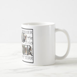 Ratten-Terrier-Collage Kaffeetasse