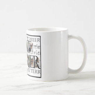 Ratten-Terrier-Collage Kaffeetasse