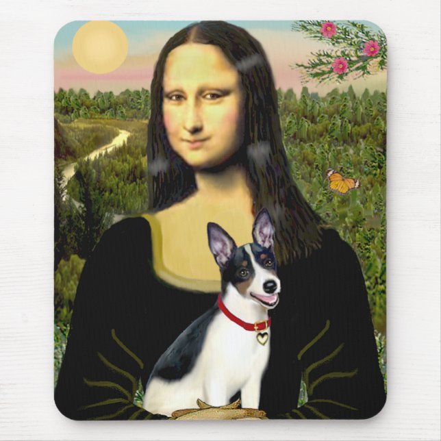 Ratten Terrier - Mona Lisa Mousepad (Vorne)