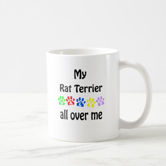 Ratten-Terrier-Weg-Entwurf Kaffeetasse
